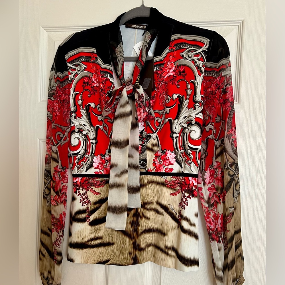 New ROBERTO CAVALLI blouse size 44/8